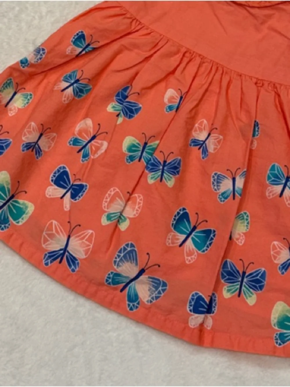 Gymboree Coral Butterfly Tank Dress with Matching Bloomers